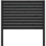  Posteljno vzglavje črno 96x4x100 cm trdna borovina, (20645560) | Shoptok.si
