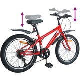  Dječji Bicikl 20 Inča 6-Speed za djecu od 6 do 11 godina Crvena | shoptok.hr