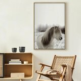 Slika - Horse Mane (1 Part) Vertical 60x90 U prirodnom drvenom okviru | shoptok.hr