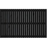  Zidno uzglavlje crni 147x3x90 cm od masivne borovine | shoptok.hr