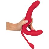You2Toys Strapless - trostruki vibrirajući dildo bez remena (rozi) | shoptok.hr