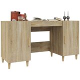  Radni stol boja hrasta sonome 140x50x75 cm konstruirano drvo | shoptok.hr