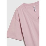 Marisse Pink V-Neck T-Shirt | Shoptok.si