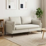 SOFA za dvije osobe 2-sjedalo Krem 188 x 81 x 89 cm Baršun Cijene