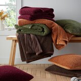 Catherine Lansfield Narančasta deka od mikropliša 130x170 cm Velvet Boucle – | shoptok.hr