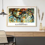 WALLXPERT 4262AHSKANDINSKY-005 Višenamenska Dekorativna Slika u Ram | Eponuda.com