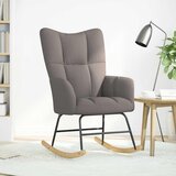  Stolica za ljuljanje od tkanine smeđesiva | shoptok.hr