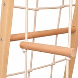 Ginger Home Детска Дървена Катерушка Пързалка, Стълби и Стена за Катерене, 119.5x109.5x119.5 см | shoptok.hr