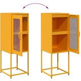 vidaXL Komoda senf žuta 36x39x107 cm hladno valjani čelik | shoptok.hr