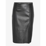 Noisy May Black Leatherette Pencil Skirt Clara - Ladies | shoptok.hr