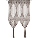 vidaXL Zavesa makrame taupe 140x240 cm bombaž Cene