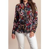 Fenzy Top S Leopard Printom Za Veće Veličine, Crni | shoptok.hr
