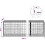  Gabion s 5 mm žicom i mrežom 5x5 cm 1200x100x100 cm | shoptok.hr