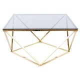  KLUB STOL SILVER A 80*80*45 CM ZLATNI Cijene