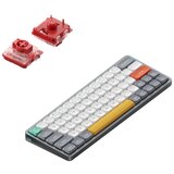 Nuphy Air60 V2 Brezžična Mehanska Tipkovnica Slim Lunar Gray Cowberry Switch / Bluetooth / 2.4GHz, (22126168) Cene
