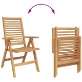  Stolica 8 pcs Smeđa 64.5 x 52 x 108 cm Čvrsto teak drvo | shoptok.hr