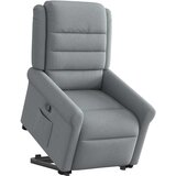 Maison Chic Naslanjač - Relax naslanjač s funkcijo vstajanja svetlo sivo blago, (22040365) | Shoptok.si