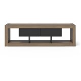 TemaHome Črna/rjava TV omarica v orehovem dekorju 175x52 cm Nara – Cene
