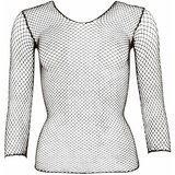 NO:XQSE - Ženska mrežasta majica - crna (SL) | shoptok.hr