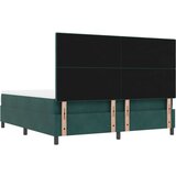  Krevet s box springom madracem i klupom u tamnozelenoj boji 180x200 cm | shoptok.hr