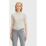 Tom Tailor Denim Bluza 1032836 Bež Slim Fit | Shoptok.si