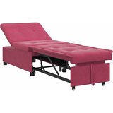  Krevet na razvlačenje Vinska crvena 194 x 67 x 82 cm Baršun | shoptok.hr