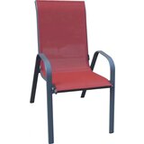 Olimp Sport Baštenska Garnitura Dragon Crvena - 4 Stolice i Sto Sa Staklom | ePonuda.com