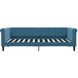  Dnevni krevet na razvlačenje s ladicama plavi 90x200 cm baršun | shoptok.hr