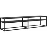 TV ormarić crni 180 x 40 x 40,5 cm od kaljenog stakla | Eponuda.com