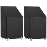  Navlake za vrtne stolice 2 kom 8 ušica 65 x 65 x 80/120 cm PE | shoptok.hr