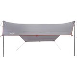CERADA za kampiranje siva i narančasta 430 x 380 x 210 cm vodootporna | shoptok.hr