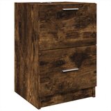Ormarić za umivaonik boja dimljenog hrasta 40x37x59 cm drveni | shoptok.hr