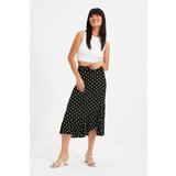 Trendyol multicolored polka dot patterned knitted skirt Cene