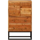  Komoda s ladicama Prirodna 55 x 30 x 90 cm Čvrsto drvo akacije | shoptok.hr
