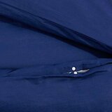 vidaXL Posteljnina mornarsko modra 240x220 cm lahka mikrovlakna | Shoptok.si