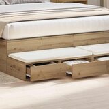  Ladice za krevet Umjetnički hrast 140 x 36,5 x 16,5 cm | shoptok.hr