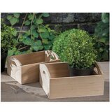  KOŠARE DRVENE 2/1 18*13/21*16CM 52789 | Eponuda.ba