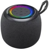 Bluetooth zvočnik 5W BT 5.0 črn z FM radiem, režo za spominsko kartico in ARGB osvetlitvijo
