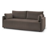 Bobochic Paris Rjava raztegljiva sedežna garnitura iz rebrastega žameta 211 cm Marcel – | Shoptok.si