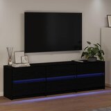 TV Jedinice 2 pcs Crni hrast 180 x 34 x 50 cm Konstruirano drvo | shoptok.hr