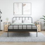 The Living Store Nočna omarica 2 kosa sonoma hrast 30x60x60 cm inženirski les - Nočna Omarica, (21433389) | Shoptok.si