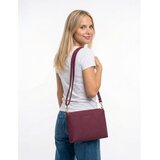 Vuch Crossbody torba Coalie Suede Wine, 20 x 24 cm | shoptok.hr