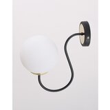 Squid Lighting Črna/bela stenska svetilka ø 15 cm Oslo – | Shoptok.si