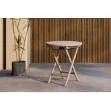 Venture Home Kenya vrtni stolić ⌀70 cm, izbijeljeni (whitewash) | shoptok.hr