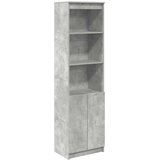  Visoka komoda siva betona 50x35x180 cm od konstruiranog drva | shoptok.hr