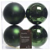 Dekordom Novogodišnji set kugla za jelku 4pcs 10cm 022187 - Pine Green - KMG Dekordom Novogodišnji set kugla za jelku 4pcs 10cm 022187 - Pine Green - KMG Slike
