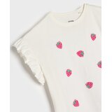 Sinsay Pamučna majica s motivom jagoda | shoptok.hr