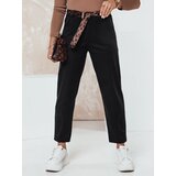 DStreet Spodnie damskie one size LEOCINCIN z paskiem czarne | shoptok.hr