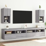 TV ormarići s LED svjetlima 2 kom boja hrasta 30,5x30x60 cm | shoptok.hr