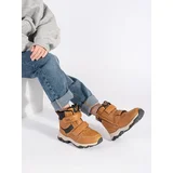 Shelvt Boys' insulated Velcro boots